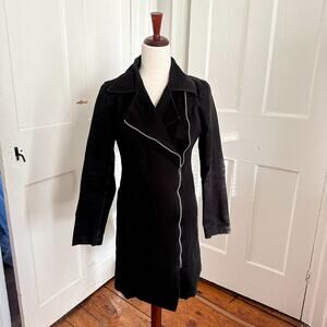 Fred Perry Black Trench Jacket